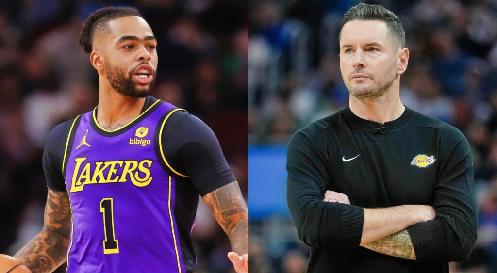 JJ Redick Perfectly Explains The Impact Of Not Having D'Angelo Russell In The Los Angeles Lakers' Lineup