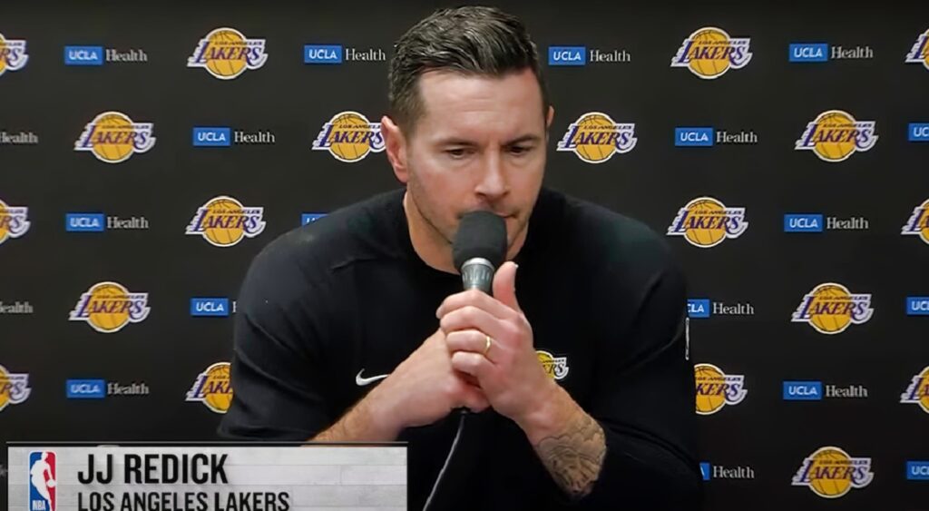 JJ Redick reflects on the Lakers' disappointing performance