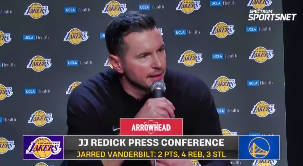 JJ Redick Clears The Air Around His Previous Comments On Lakers Not Having Much 'Margin For Error'