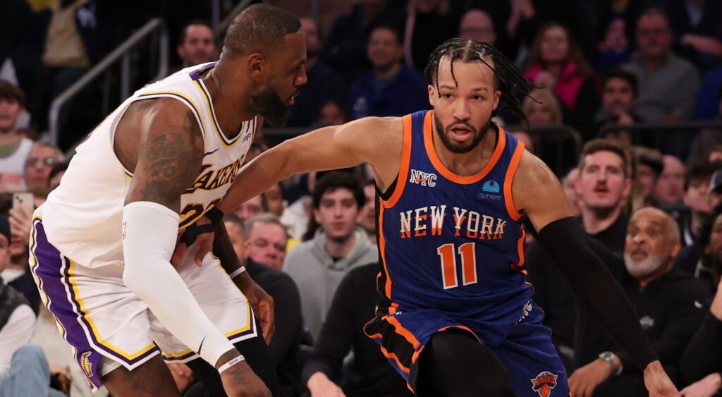 New York Knicks vs. Los Angeles Lakers game broadcasting guide