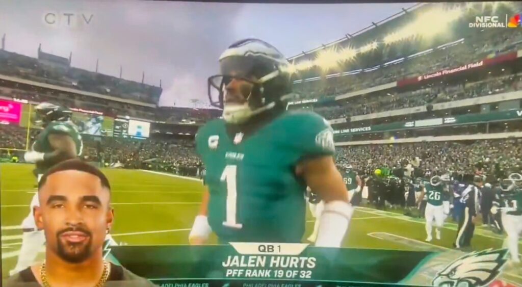 Jalen Hurts SNF intro