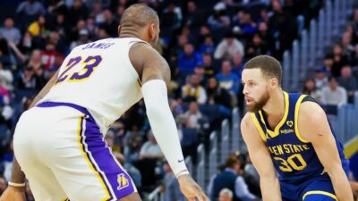 LeBron James shares strategy on stopping Stephen Curry during the Lakers' win over Golden State