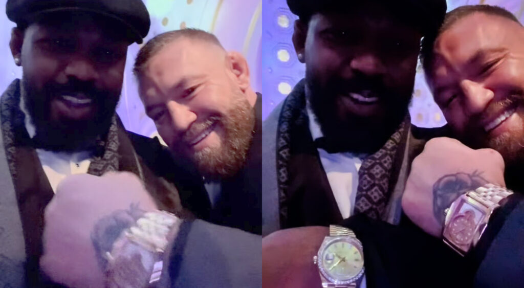 Jon Jones and Conor McGregor Recreate Iconic 2014 Rolex Moment