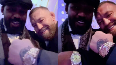 Jon Jones and Conor McGregor Recreate Iconic 2014 Rolex Moment