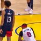 Cameras catch Gary Payton II pranking Jordan Poole, then hilariously denying it to the referees, adding humor to the game