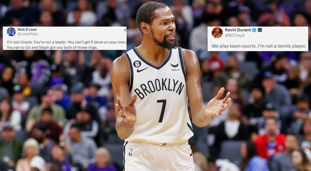 Kevin Durant responded to several haters online