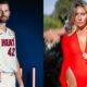 Kevin Love in Heat uniform and Bonnie Blue posing in bikini