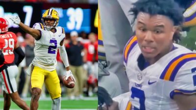 Photos of Kyren Lacy in LSU gear