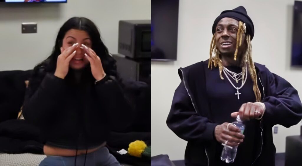 Lil Wayne at Colorado and Leanna Lenee crying