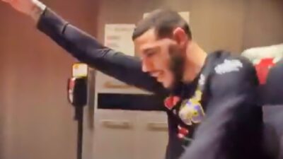 Cameras capture Lonzo Ball and Chicago Bulls players' wild reaction to LiAngelo Ball's new song, sparking laughter online