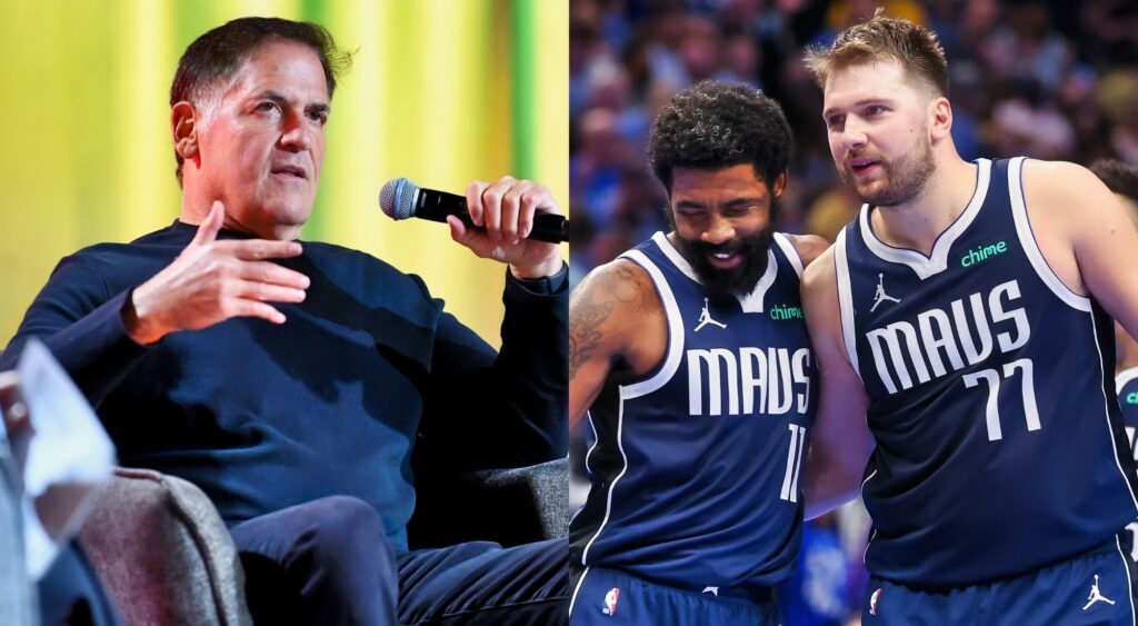 Mark Cuban blasts the NBA for snubbing Mavericks stars Luka Doncic and Kyrie Irving from the 2025 All-Star game selection