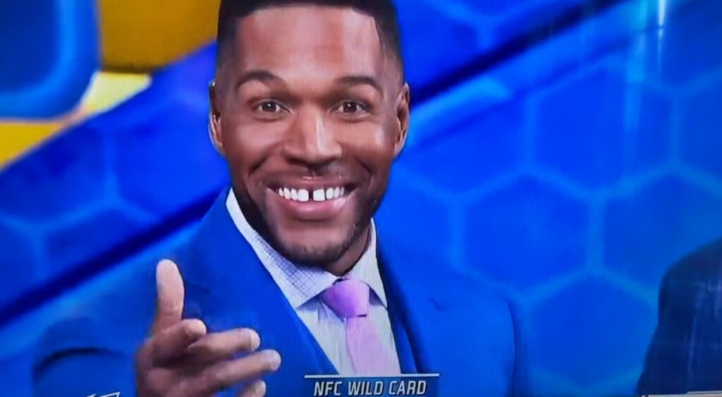 Michael Strahan smiling