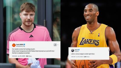 Mr. Beast faces social media backlash after comparing himself to Lakers legend Kobe Bryant, with critics harshly calling him out