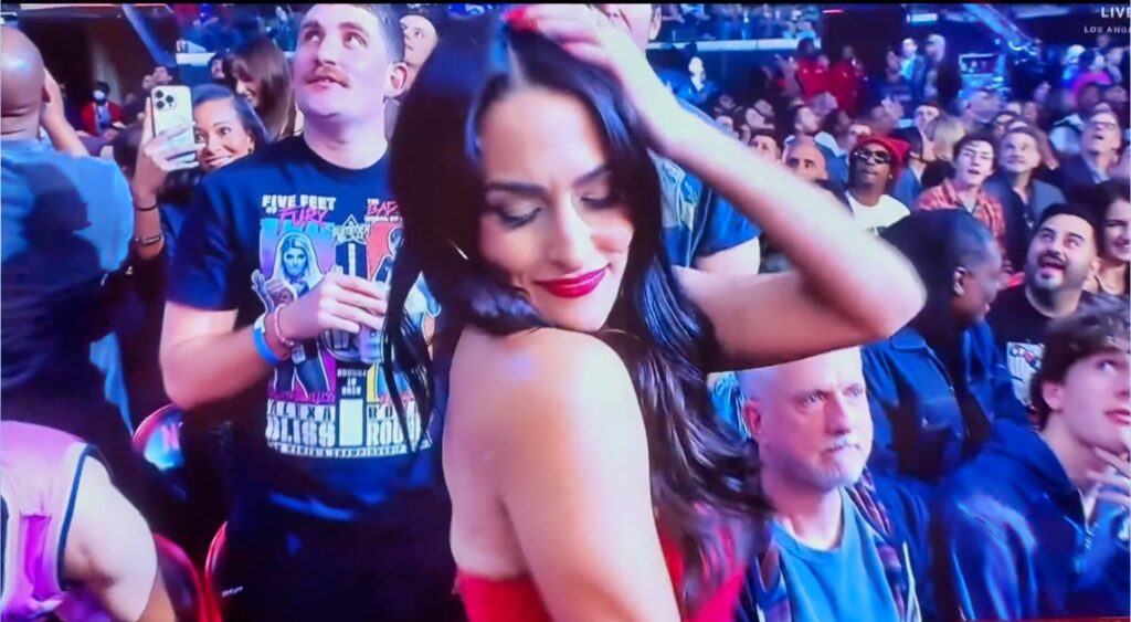 Bill Simmons' 'eyes forward' reaction to Nikki Bella's performance goes viral, sparking hilarious and lively social media commentary