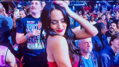 Bill Simmons' 'eyes forward' reaction to Nikki Bella's performance goes viral, sparking hilarious and lively social media commentary