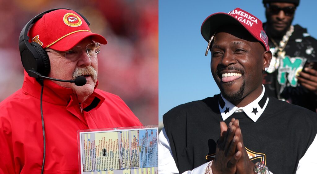 Andy Reid and Antonio Brown