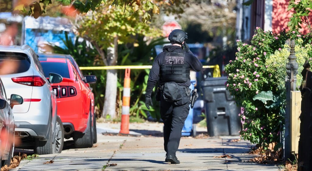 New Orleans Police following terror attack