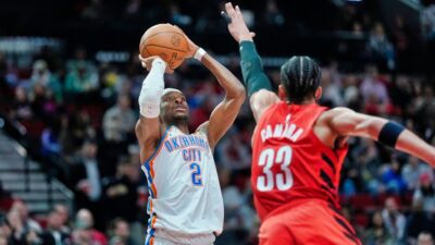 Thunder vs. Blazers post game stats