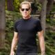 Skip Bayless in black T-shirt and sunglasses