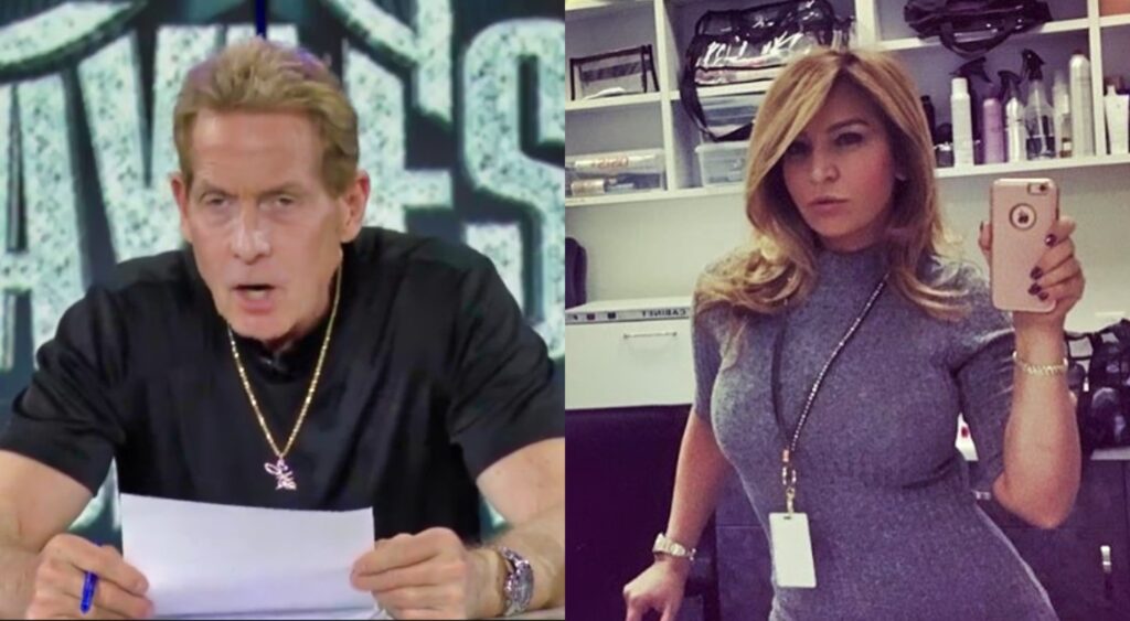 Skip Bayless and Noushin Faraji