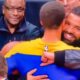 Stephen Curry hugged Drake