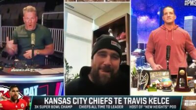 Travis Kelce on the Pat McAfee show