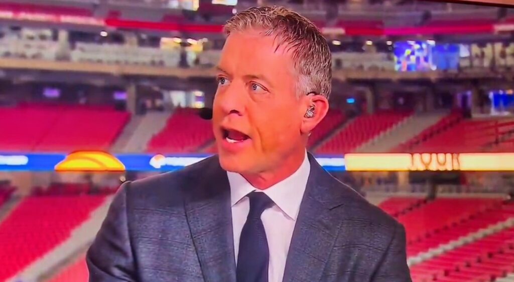 Troy Aikman on ESPN broadcast