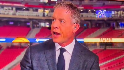 Troy Aikman on ESPN broadcast