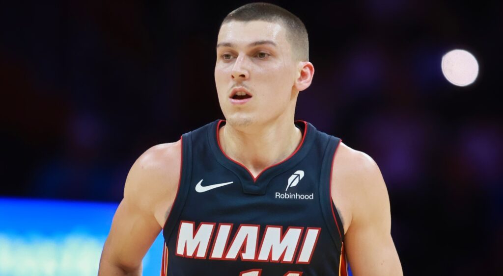 Tyler Herro reflected on Pat Riley's comment