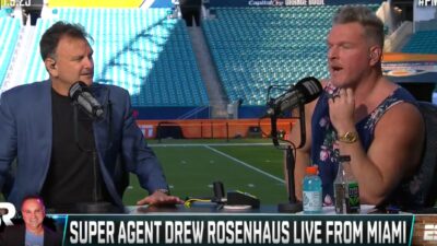 Tyreek Hill's agent, Drew Rosenhaus speaking to PatMcAfee