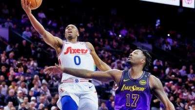 Lakers vs. 76ers game stats