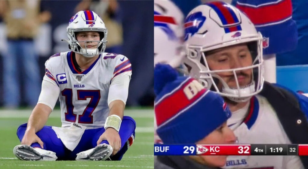 VIDEO: Someone Put Together A Compilation Of Josh Allen's Devastating Reaction To All Of The Bills' Heartbreaking Losses To The Chiefs