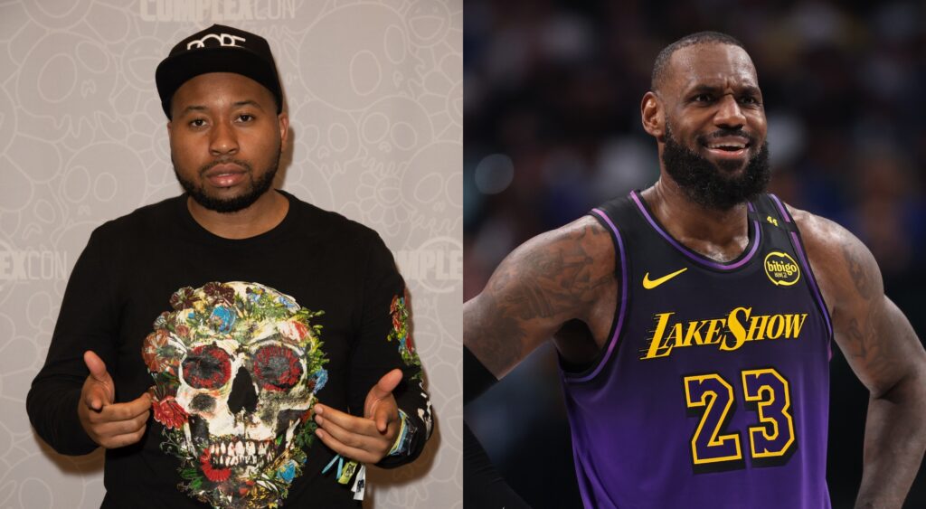 DJ Akademiks and Lebron James