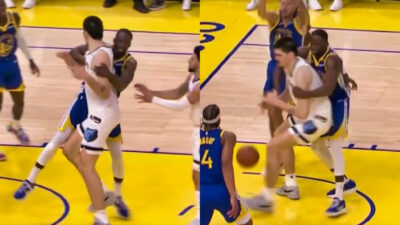 Zach Edey Gets Involved In A Heated Exchange With Draymond Green After Warriors Star Commits A Nasty Foul On Him