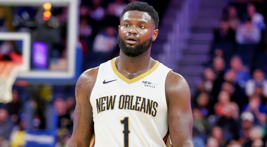 The Pelicans suspended Zion Williamson for one game