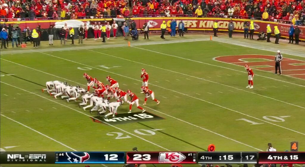 Houston Texans vs. Kansas City Chiefs.