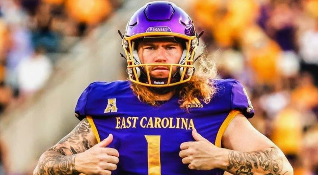 ECU Punter Luke Larsen The Oldest Player In College Football Enters Transfer Portal & Fans Are Shocked By His Age