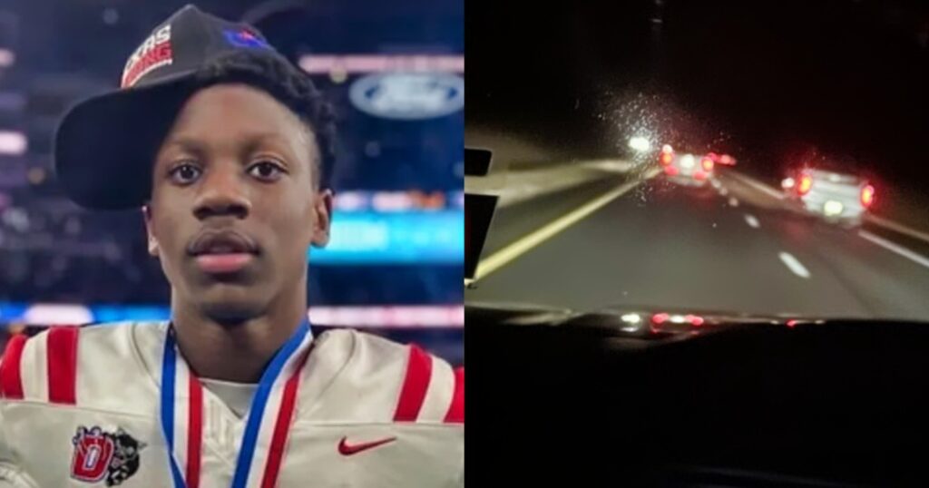 Keelon Russell looking on (left). Russell driving (right).