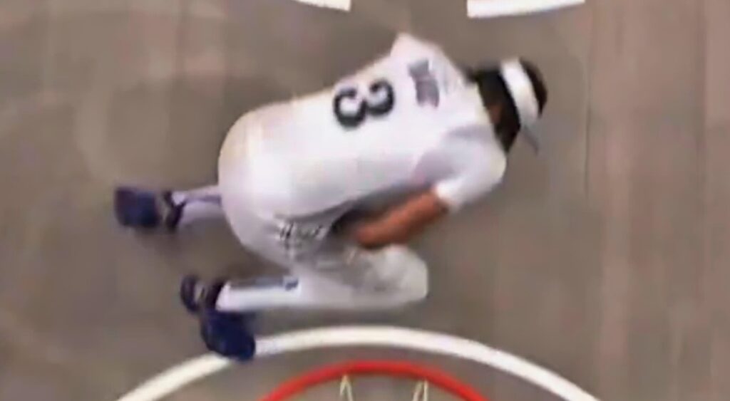 New slow-mo footage reveals a gruesome close-up of Anthony Davis’s abdominal injury, and it looks worse than expected