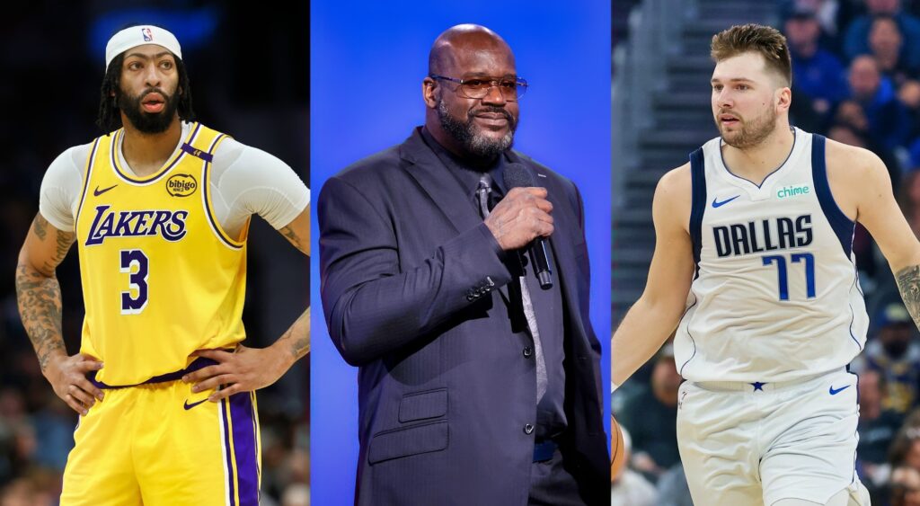 Shaquille O'Neal reveals his pick for the clear winner in the stunning Luka Doncic-Anthony Davis trade that shook the NBA