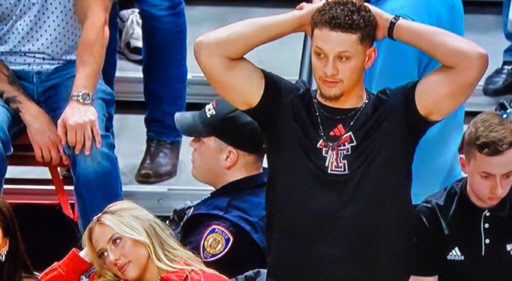 Patrick Mahomes at a Texas Tech game