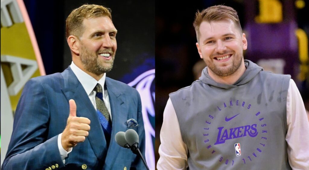 Dirk Nowitzki shares love for Luka Doncic