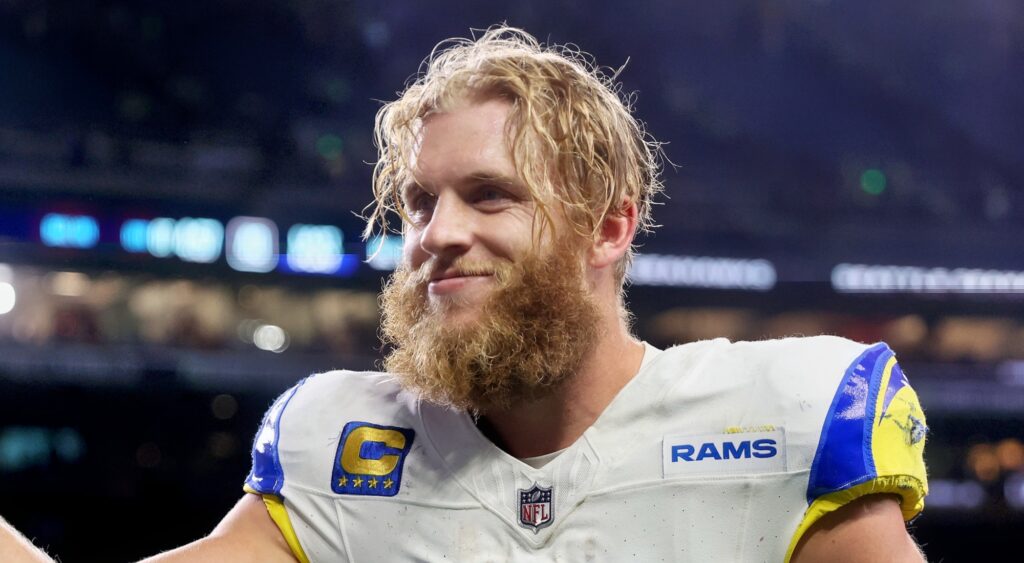 Cooper Kupp reacts after game.