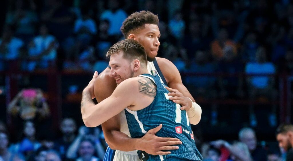 Giannis Antetokounmpo sees Luka Doncic as the face of the Lakers and hopes Nikola Jokic, other Europeans join big-market NBA teams