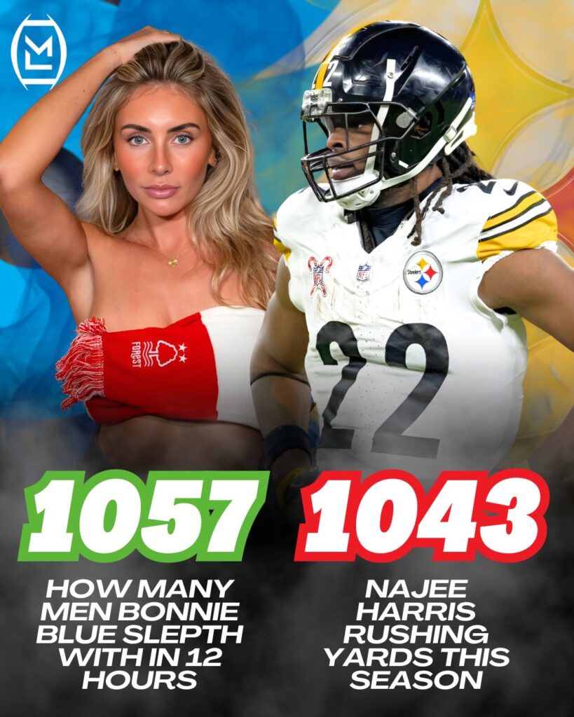 Adult Film Star Bonnie Blue & Steelers Running Back Najee Harris Are Going Viral Together For All The Wrong Reasons /d - News