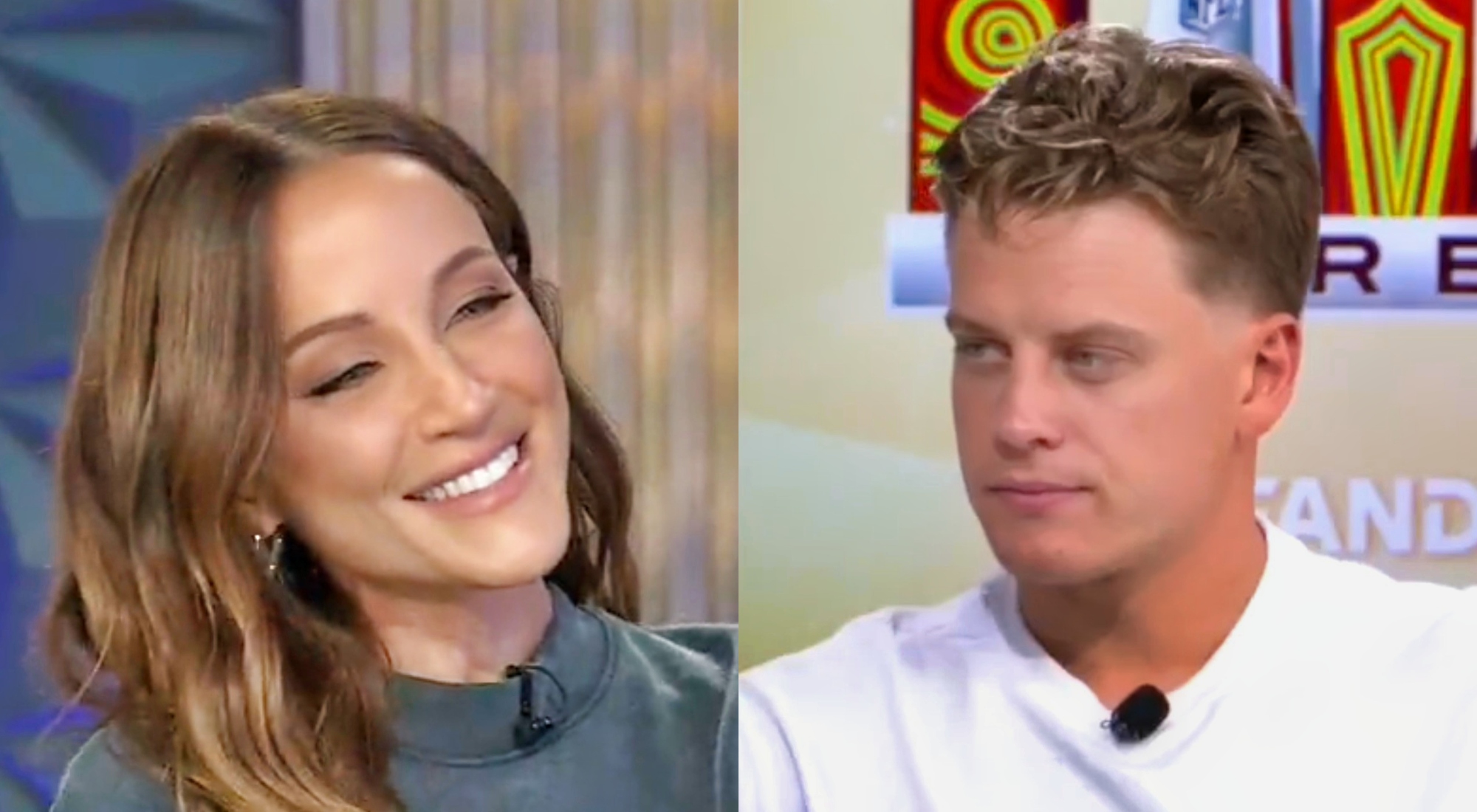 Kay Adams Interviews Joe Burrow Sparking Social Media Reactions