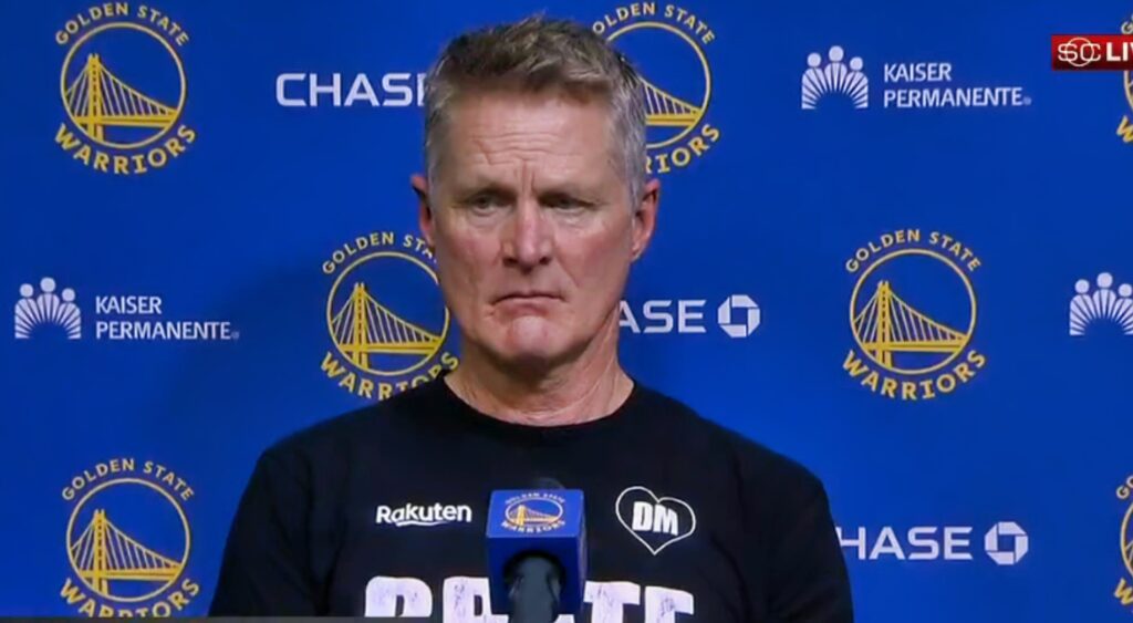 Steve Kerr suggested that the trade deadline should be at the All-Star break