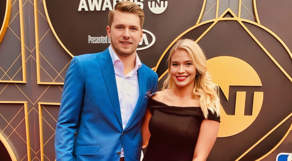 Luka Doncic And his girlfriend Anamaria Goltes