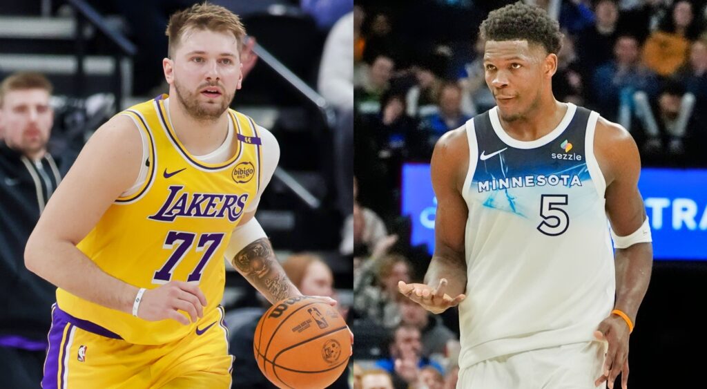 Anthony Edwards addressed rumors regarding Luka Doncic's weight