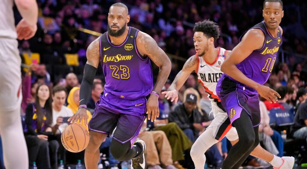 Portland Trail Blazers at Los Angeles Lakers